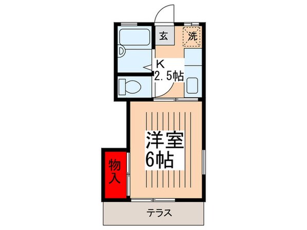 コ－ポ若草の物件間取画像